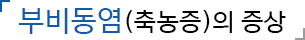 부비동염(축농증)의 증상