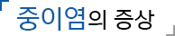 중이염의 증상